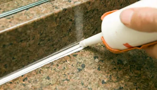Clear silicone caulking is a water-based product