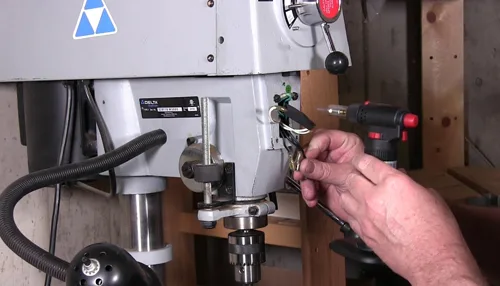 Drill press switch condition