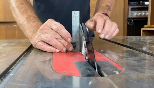 Using a dado blade on a table saw