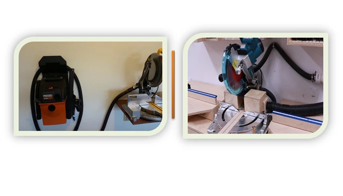 shop vac vs dust collector for miter saw