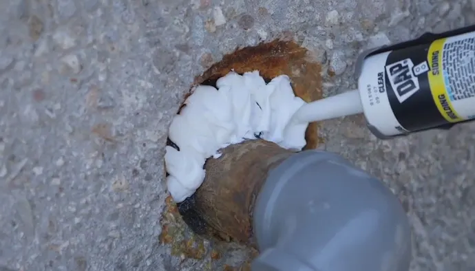 How to Seal a Pipe Through Concrete
