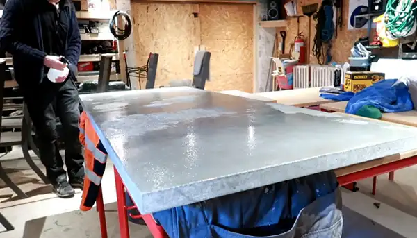 Sealer for Outdoor Concrete Table