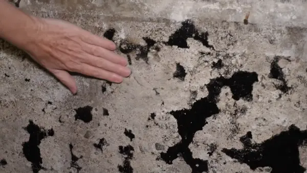 What happens if you seal uncured concrete